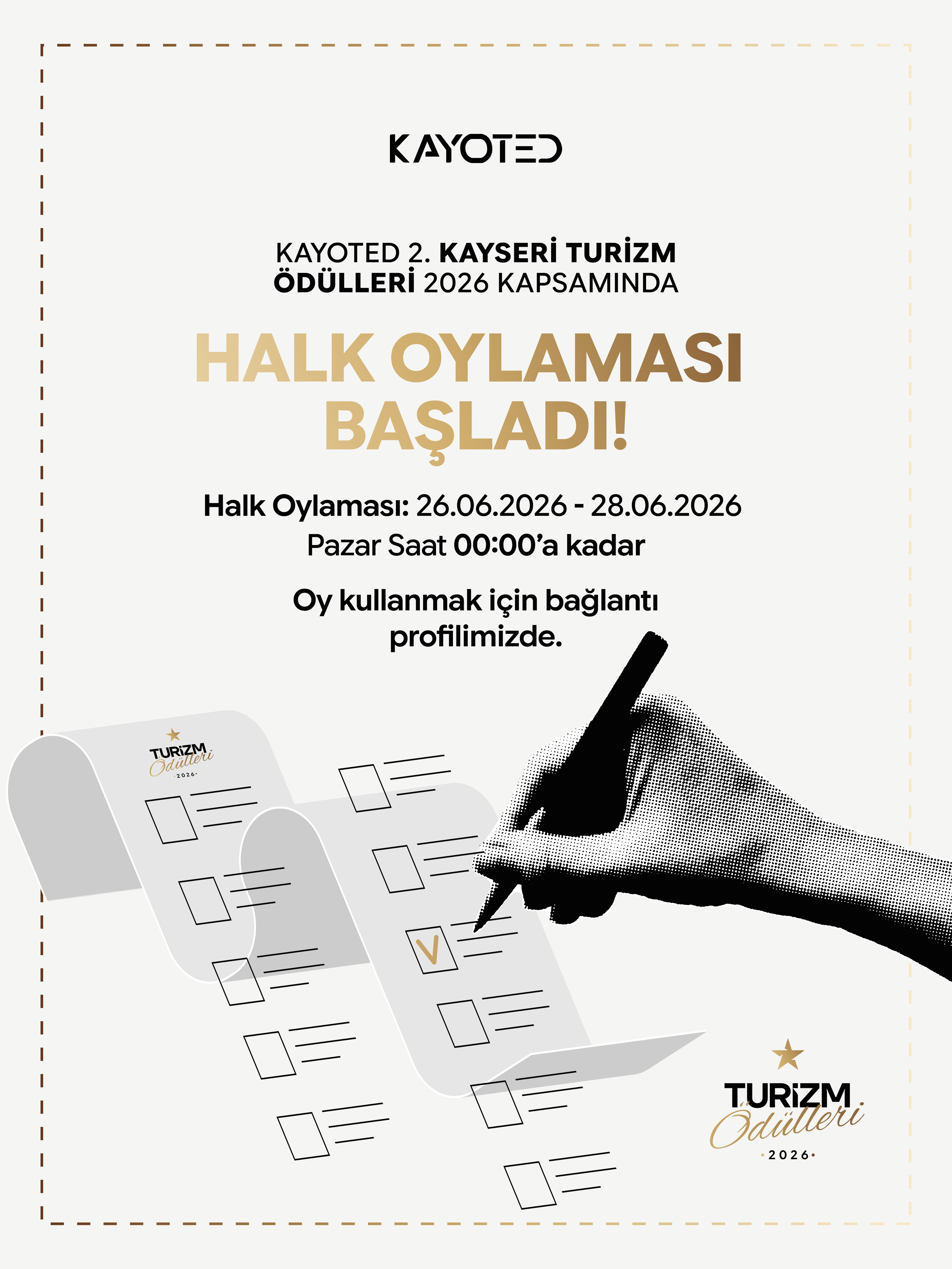 2026 Turizm Ödülleri halk oylaması başladı