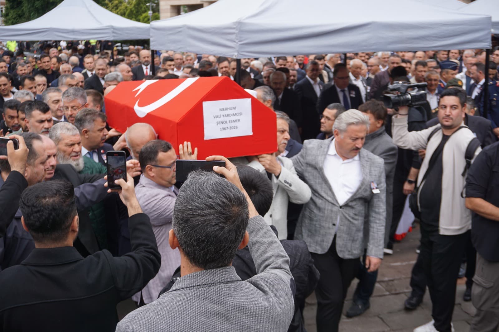 Vali Yardımcısı Şenol Esmer için cenaze töreni düzenlendi