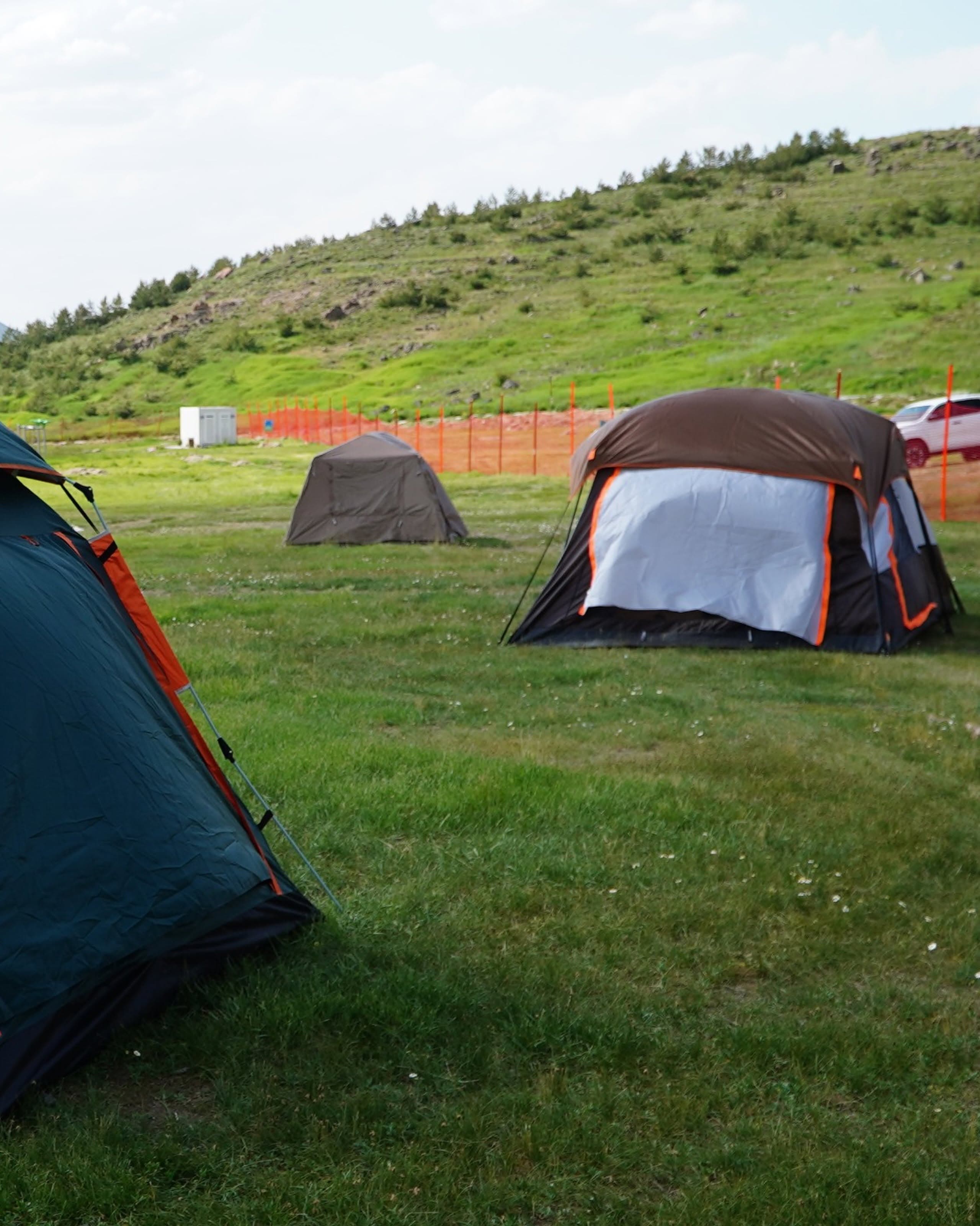 Erciyes’te çadır ve karavan sezonu açıldı